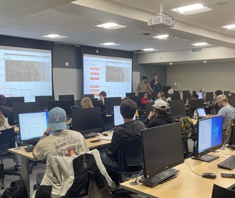 Students in classroom