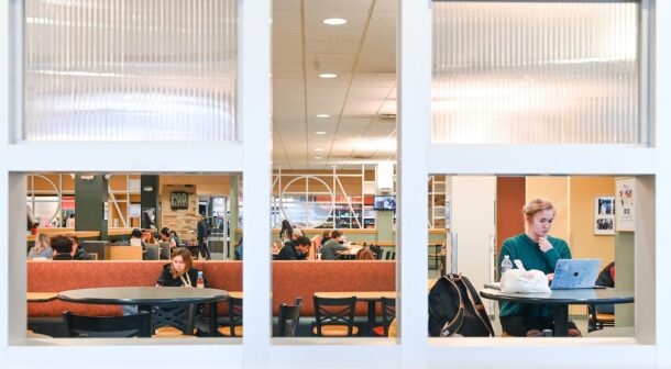 Campus dining hall