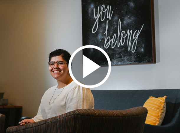 Recent graduate Katie Crutchfield was interviewed for a Walker Center for Teaching and Learning Innovations in Teaching video