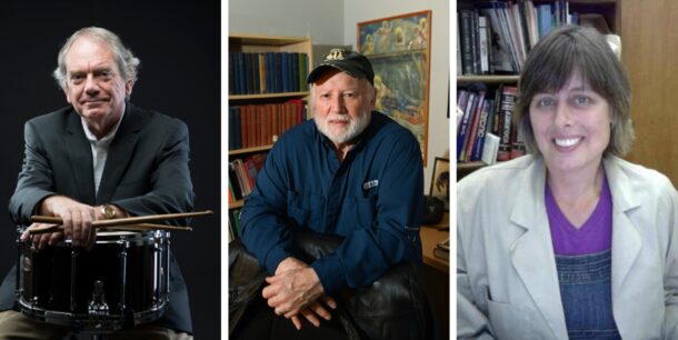 From left: Monte Coulter, Richard Jackson, Margaret Kovach.