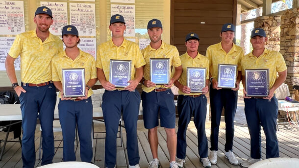 The men's golf team, winners of back-to-back tournaments (Wolfpack Invitational and Furman Intercollegiate), return to the links this week at the Saint Mary’s Invitational in Pebble Beach, California. Photo credit: Julie Pare/GoMocs.com.
