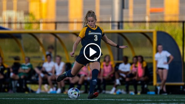 Senior defender Maggie Shaw. Photo credit: Chattanooga Athletics/Ray Soldano.