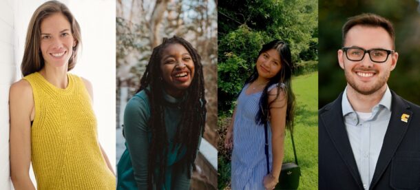 From left: Jennifer Pharr Davis, JhéDienne Adams, Wendy Reynoso-Diaz and Lane Gutridge