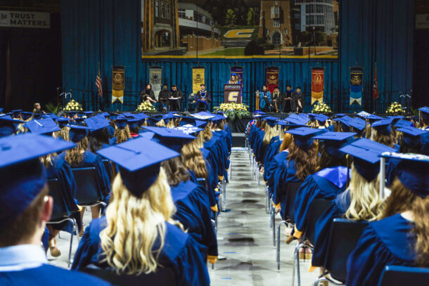 Fourth of four undergraduate graduation ceremonies Saturday, May 7, 2022 in McKenzie Arena.