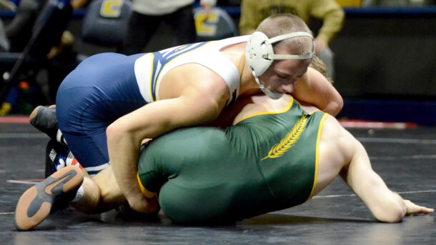 UTC sophomore wrestler Brayden Palmer (photo credit: Laura O'Dell/GoMocs.com)