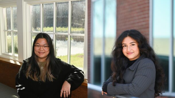 Emma Sprayberry, left, and Jannat Saeed