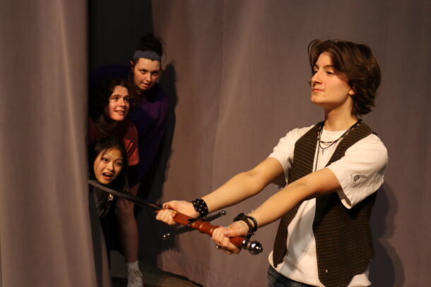 From left: Karlee Jamieson, Ellen Rich, Katie Mullins and Austin Oppedisano