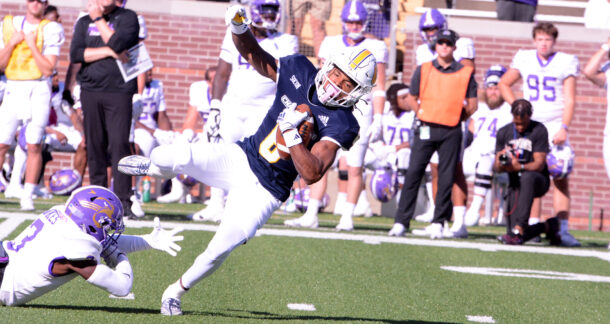 Mocs sophomore wide receiver Javin Whatley put on a show on Oct. 7, setting a school record with 353 all-purpose yards.