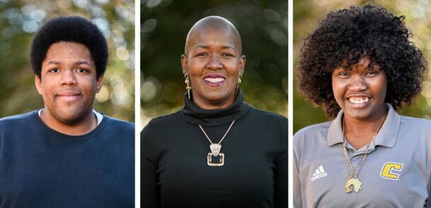 From left: Mychael Allen-Fennessee, Zennia Nesmith and Ahok Wol
