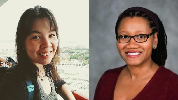 Nyssa Hunt, left, and Dr. DeAnna Beasley