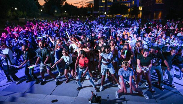 Headphone Dance Party has become one of the signature events welcoming UTC students back to campus.