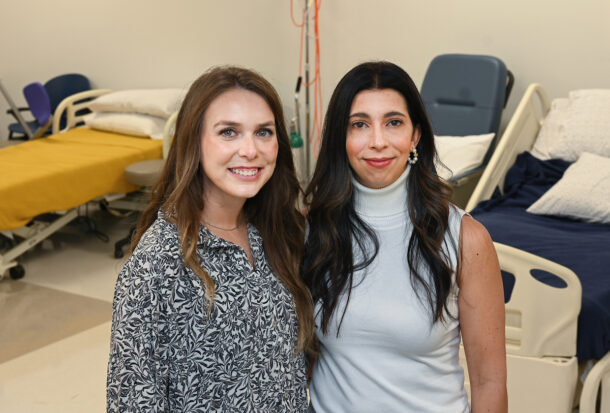 Collaborators on the new Erlanger Acute Care Physical Therapy Residency with UTC include Erlanger PT team lead and UTC alum Alexis Bennett, left, and Dr. Stephanie Eton, assistant professor of practice in the UTC Department of Physical Therapy and director of residency education.