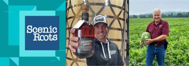 From left: Tim Piersant (photo courtesy of Chattanooga Whiskey) and George McDonald (photo courtesy of Catesa Farms)
