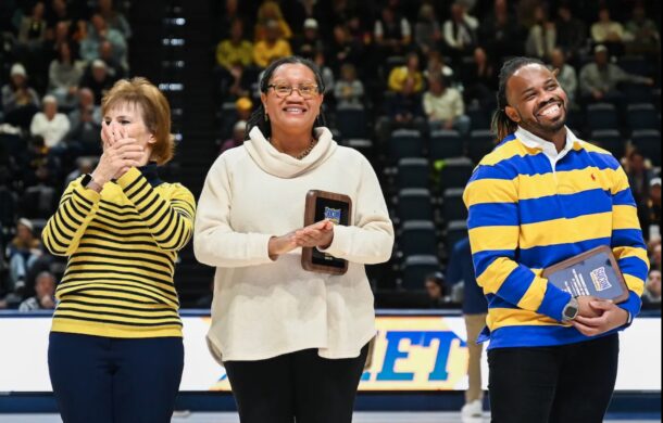DeAnna Beasley (center) and Terrence Banks (right)