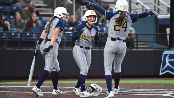 The women’s softball team begins its season this weekend with a trip to the Frank Griffin Classic in DeLand, Florida (photo courtesy of gomocs.com)