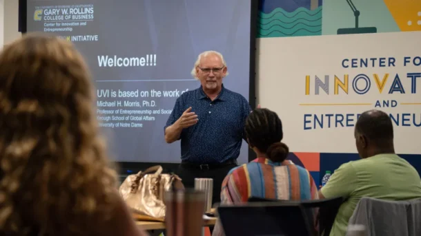 Mike Bradshaw, director of the Center for Innovation and Entrepreneurship, leads the Urban Vision Initiative.