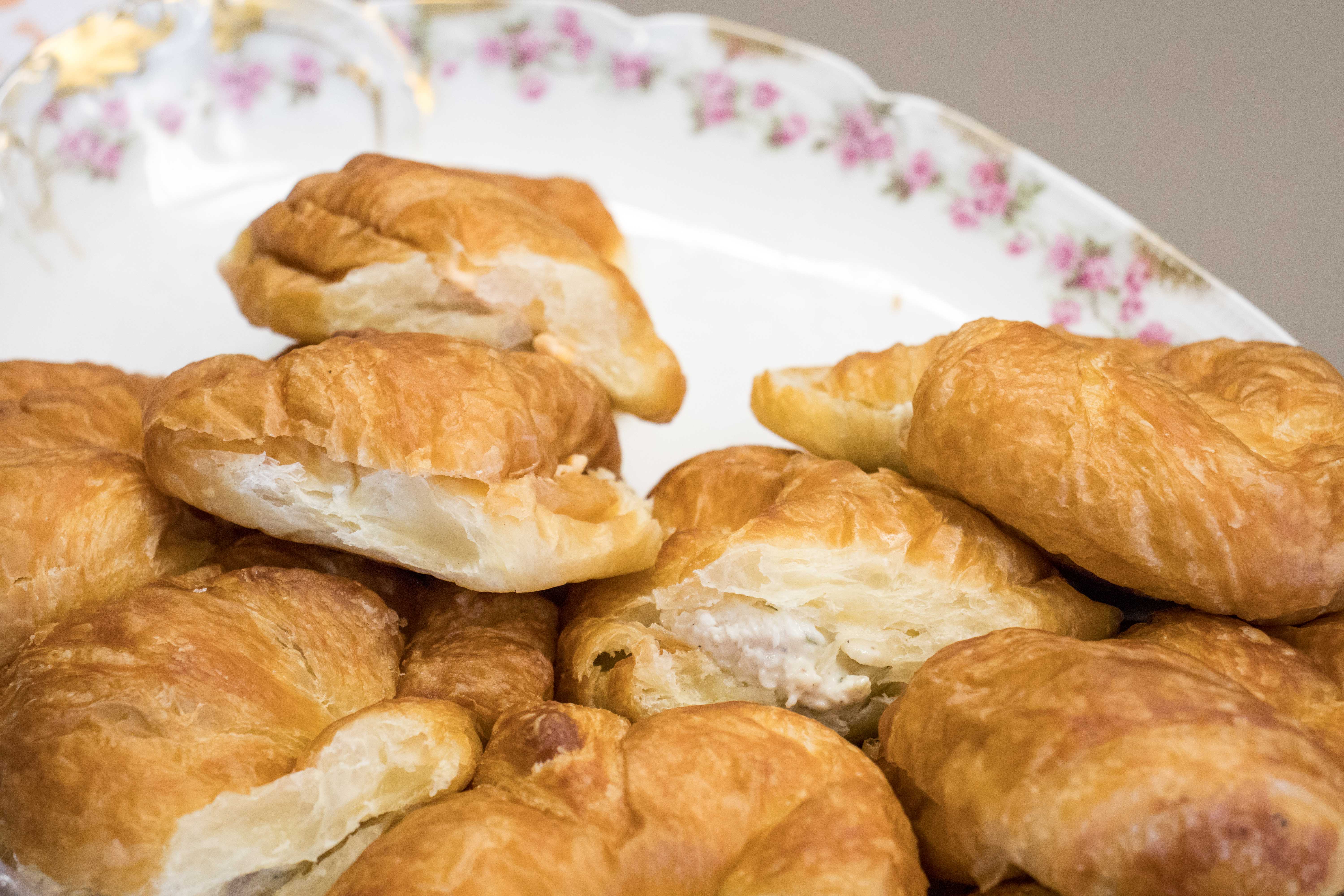Common Alabama finger food, Croissants, are shared with the group