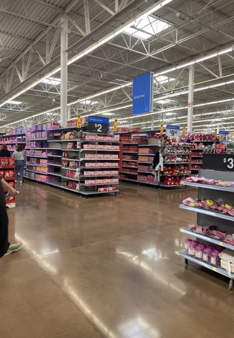 inside Walmart