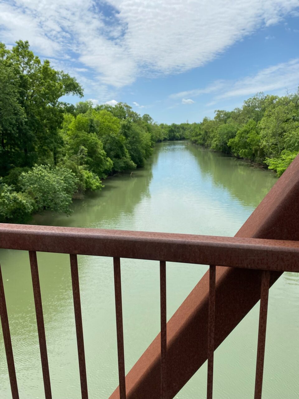 the Tennessee River viewed from a bridge
