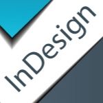 graphic with the word InDesign on it