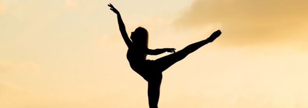 ballerina striking a pose
