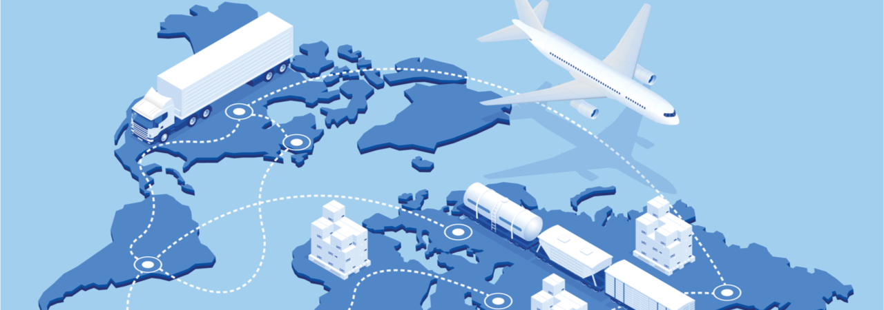 Supply Chain Global Graphic