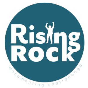 Rising Rock logo showing the words "Rising Rock" and "documenting Chattanooga."