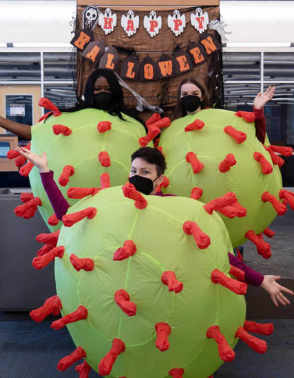 coronavirus costumes peer ambassadors