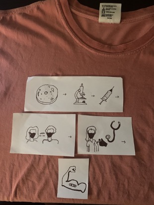 evolution of vaccines on tshirt