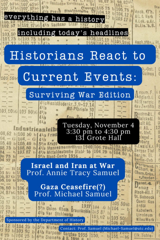 Poster explaining the details of upcoming event