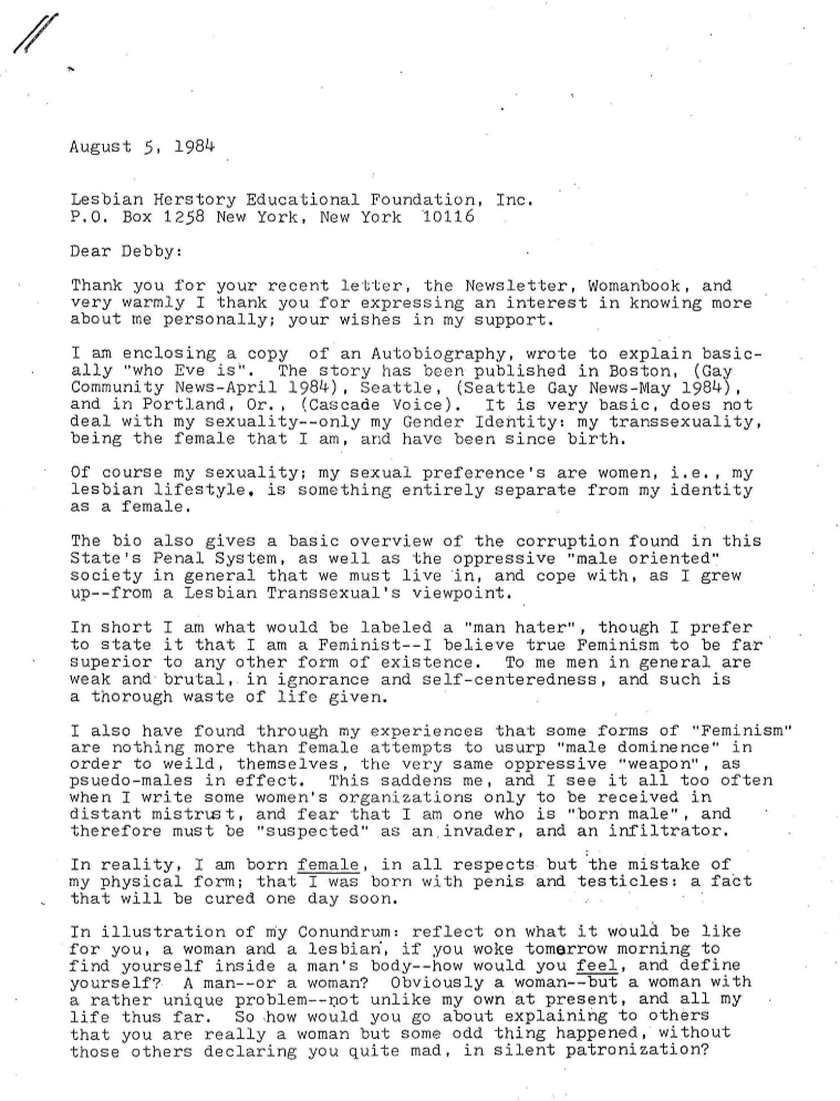 Transgender: Personal Accounts cover