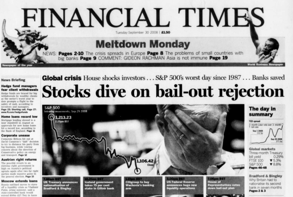 Financial Times newspaper image