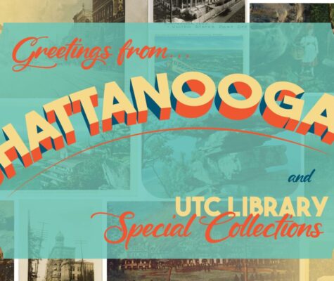 Postcards showing different views of and attractions around Chattanooga, Tennessee.