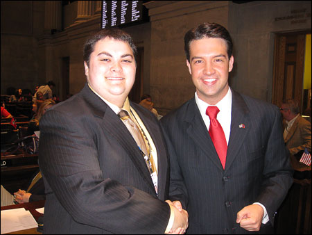 Kimsey and the Intern Speaker Jimmy Richardson