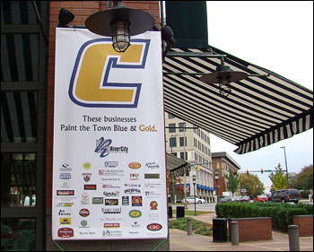 Blue and Gold days downtown