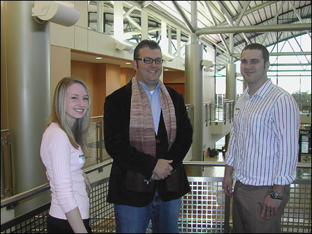 Josh McManus speaks with UTC business students