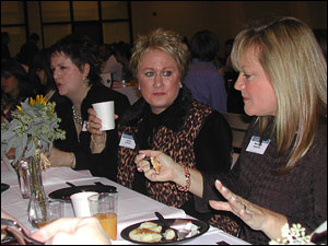 Forum speakers from left:  Adelia Mosley, Lynne Goodman, Merri Mai Williamson