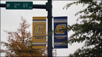 Blue and Gold days downtown