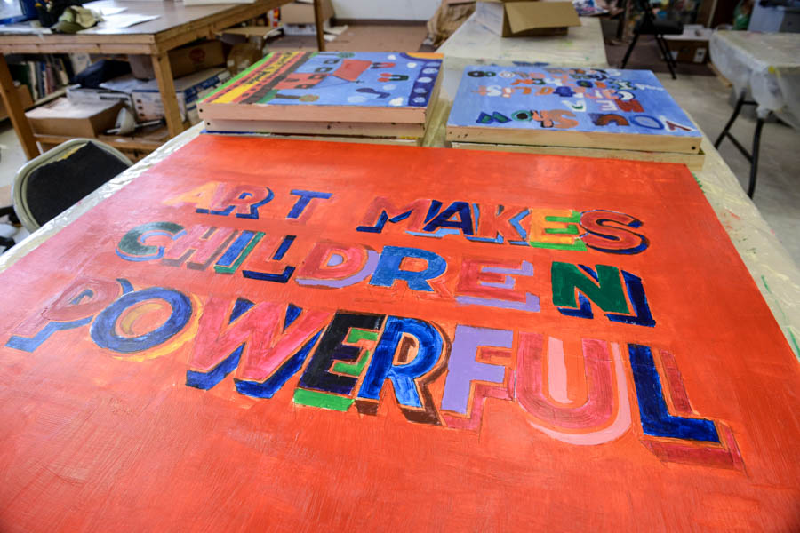 Charlie Newton Art Class Poster