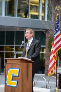 Chancellor Angle at UTC Library Grand Opening