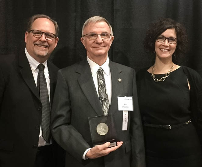 Kim Wheetley Receiing SETC Award