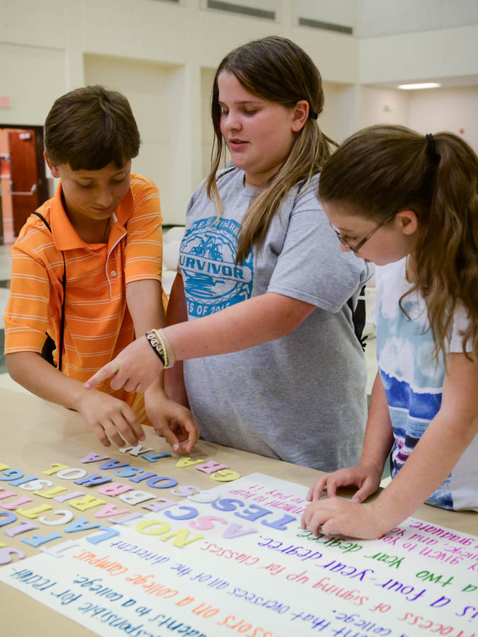Young Students Participating in College Knowledge Now