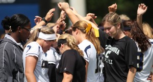 UTC Softball in Huddle