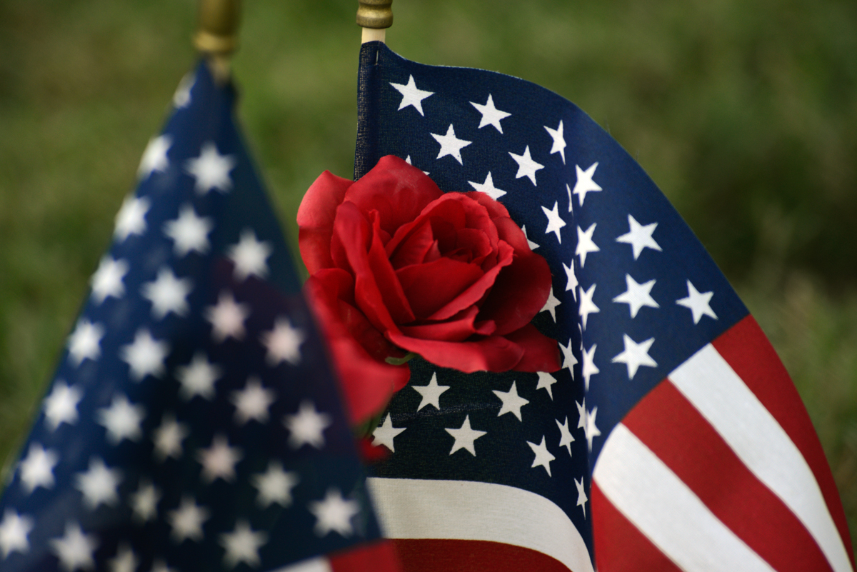 9/11 Memorial Flags at UTC's Remembrance Ceremony