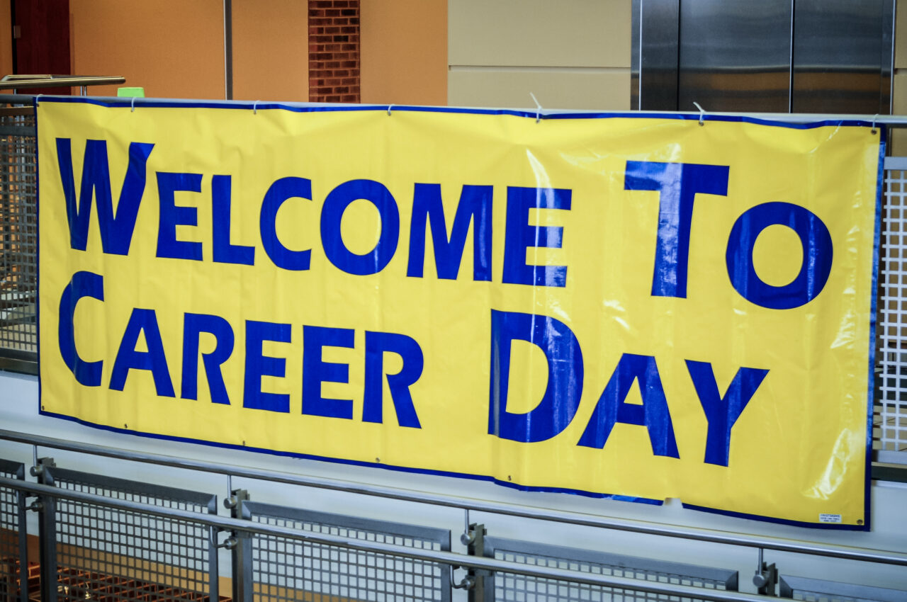 "Welcome to Career Day" Banner