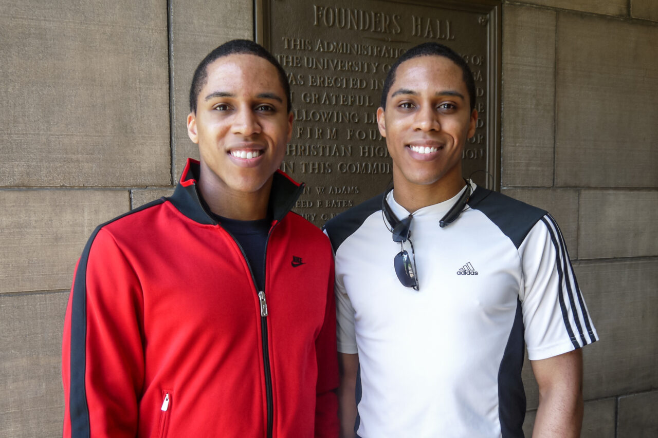 Jeremy and Jermaine Hogstrom, twin brothers who graduated from UTC in 2015