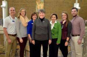 Representatives from UTC and Chattanooga State with speaker Dr. Corrie Odom.