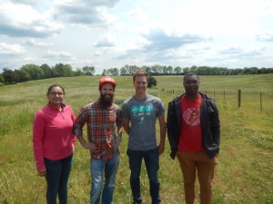 Amee Patel, Matt Joplin, Dr. Daniel Loveless, and Samaa Davies shortly after launch or MOC1 in Chickamauga, GA