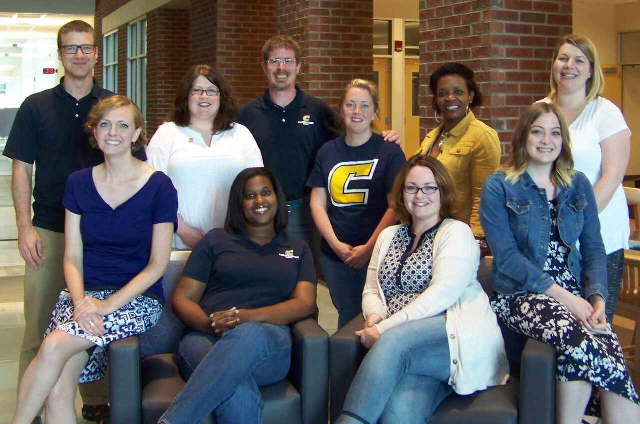 The Center for Advisement posed for a group shot