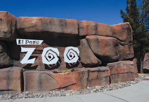 The front entrance to the El Paso Zoo, where Marshall serves as Director.